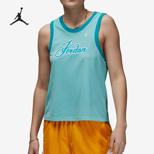 Nike JORDAN女子篮球网透气运动无袖 T恤DZ3370 464 耐克正品
