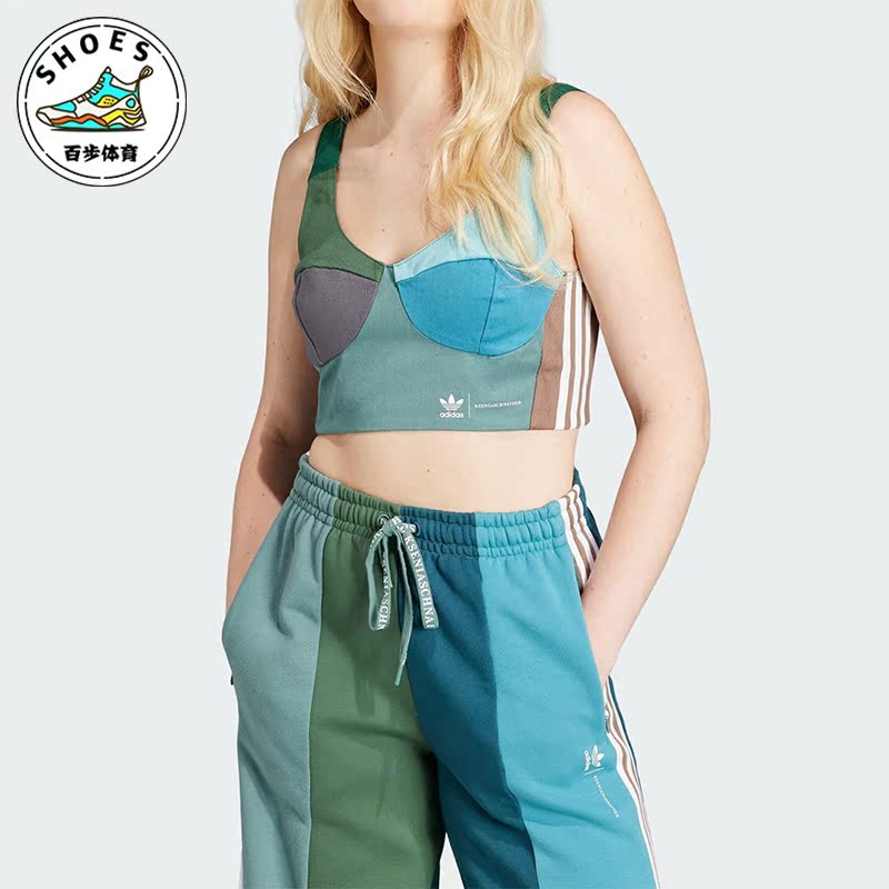 阿迪达斯三叶草女子时尚运动背心