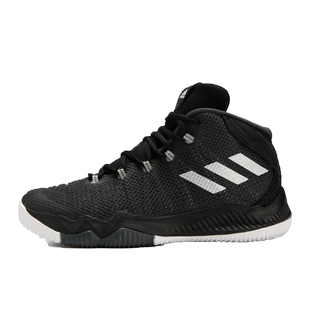 Hustle Adidas 阿迪达斯正品 Crazy BW0560 男子高帮实战缓震篮球鞋