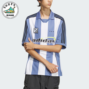 Adidas 三叶草男士 复古印花休闲POLO衫 IW6308 阿迪达斯正品