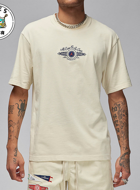 Nike/耐克正品Air Jordan男士圆领休闲运动短袖T恤FQ3803-203