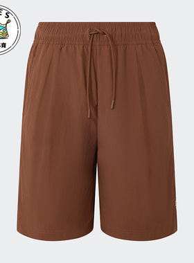 Adidas/阿迪达斯正品运动男士梭织系带透气休闲短裤JC8215