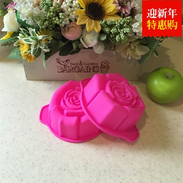 新品diy手工巧克力单孔玫瑰花慕斯蛋糕硅胶烘焙模具食品级手工皂,厨房/烹饪用具,烘焙模具,淘宝优惠券,粉丝福利购,淘宝优惠卷