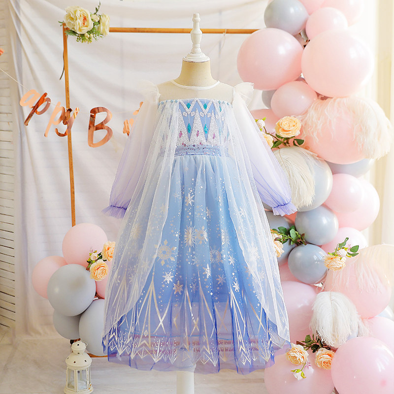 正版女童爱莎公主裙子秋装长袖生日礼服纱裙儿童艾莎连衣裙春秋款,童装/婴儿装/亲子装,连衣裙,淘宝优惠券,粉丝福利购,淘宝优惠卷