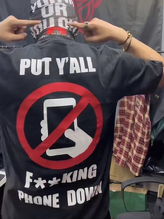 thomeboydontkill巡演同款恶搞标语嘻哈说唱街头朋克休闲短袖T恤