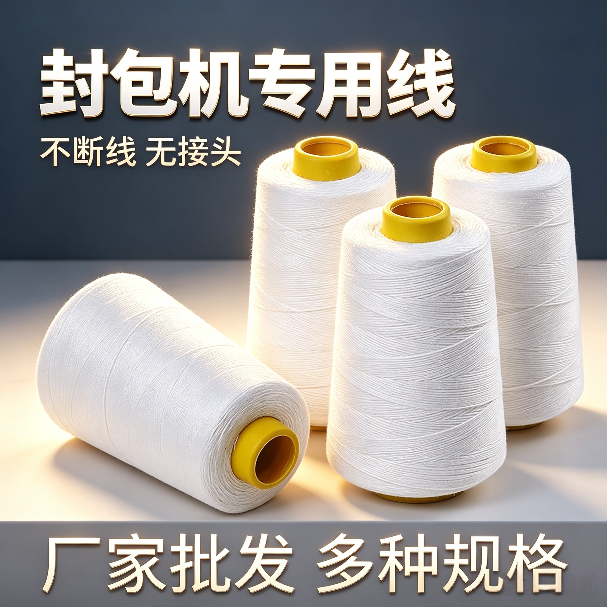 飞人牌手提小型缝包机线封包机专用线编织袋封口机线整箱包邮大卷