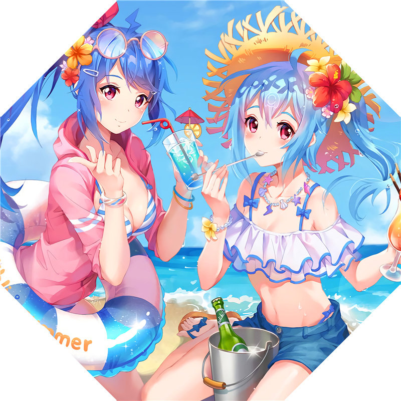 2233娘动漫雨伞bilibili哔哩哔哩b站动漫周边二次元送礼物折叠伞