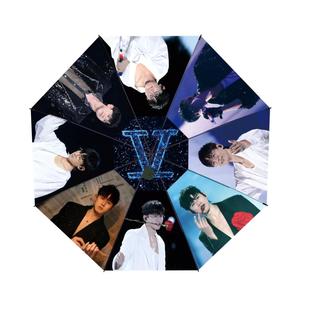 张杰边佑锡金珉奎奥运游泳队腹肌明星周边粉丝黑胶晴雨伞