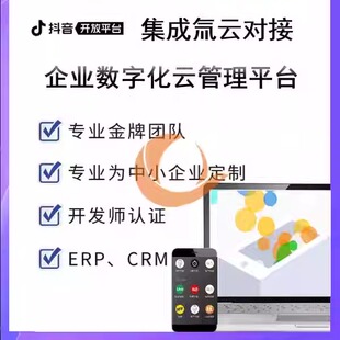抖音OpenAPI抖音小程序JS API抖音云SDK抖音集成氚云对接氚云专业
