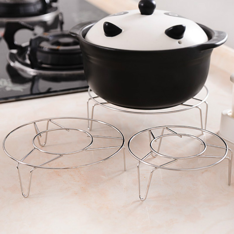 蒸架放家用304不锈钢小笼包的架子东西锅内高压锅高脚隔水炖矮脚