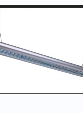 明装长条圆双管带罩办公灯盘600吸顶式ledt8t5平板灯格栅面板灯架