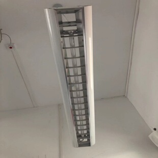 长条双管带罩应急灯盘吸顶式ledt8t5调光灯带电源格栅灯600面板灯