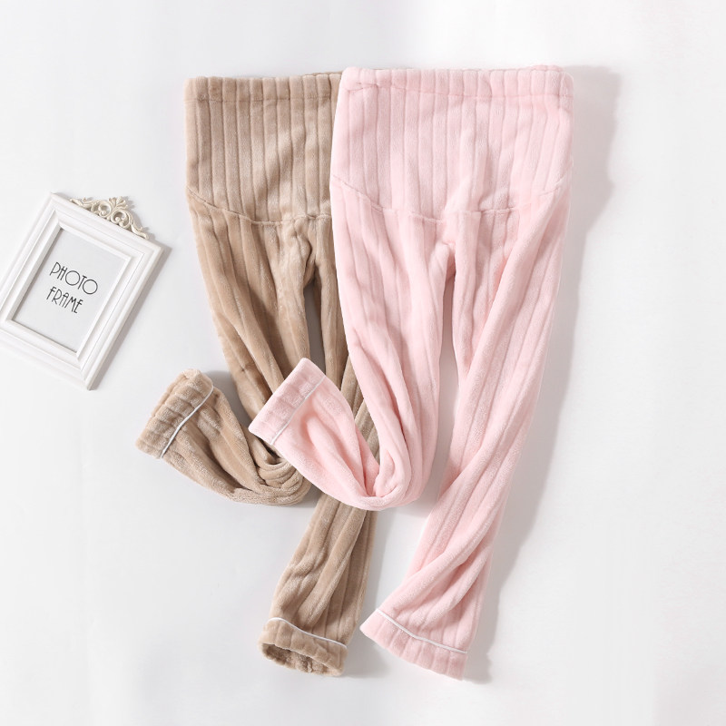 孕妇睡裤保暖裤珊瑚绒孕期长裤加绒加厚宽松秋冬季怀孕期外穿裤女,孕妇装/孕产妇用品/营养,家居裤,淘宝优惠券,粉丝福利购,淘宝优惠卷