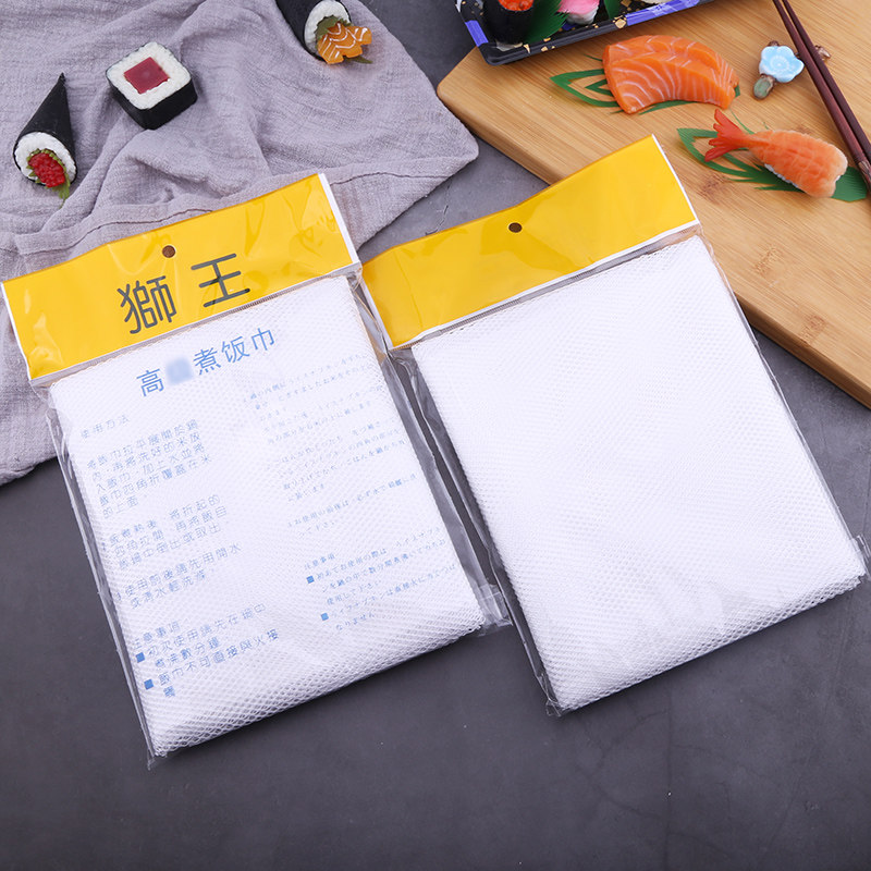 狮王煮饭巾蒸饭巾网蒸饭巾寿司料理店用不粘锅蒸笼隔饭巾食品纱布