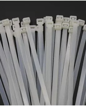 扎带尼龙扎带8x400mm自锁式彩色白色塑料捆扎绑带固定束线带