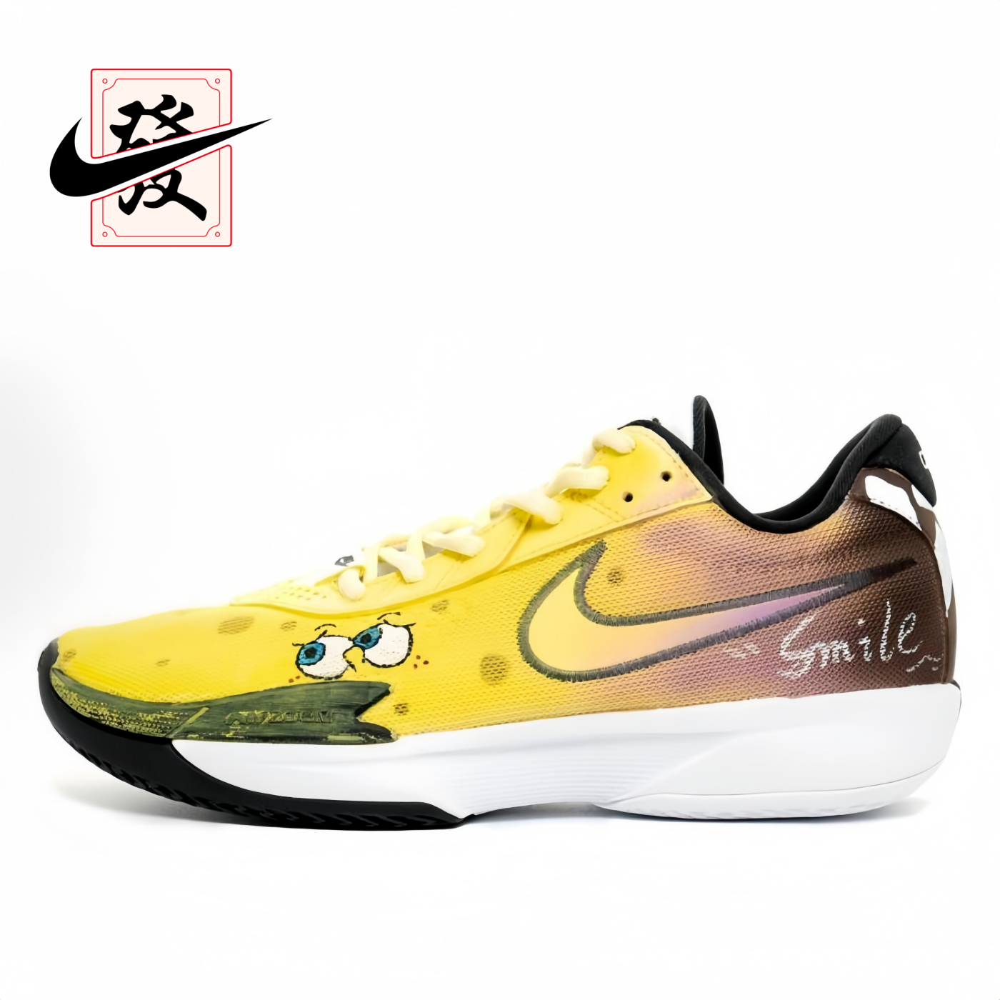 【定制球鞋】欣亮体育Air Zoom G.T. Cut Academy海绵宝宝男款