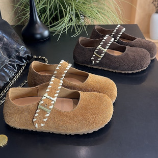 新款 女款 圆头玛丽珍鞋 内增高勃肯鞋 女鞋 2025秋季 博肯鞋 女浅口单鞋