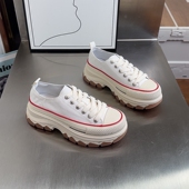 可卡依清仓款 百搭休闲运动帆布女鞋 厚底鞋 时尚