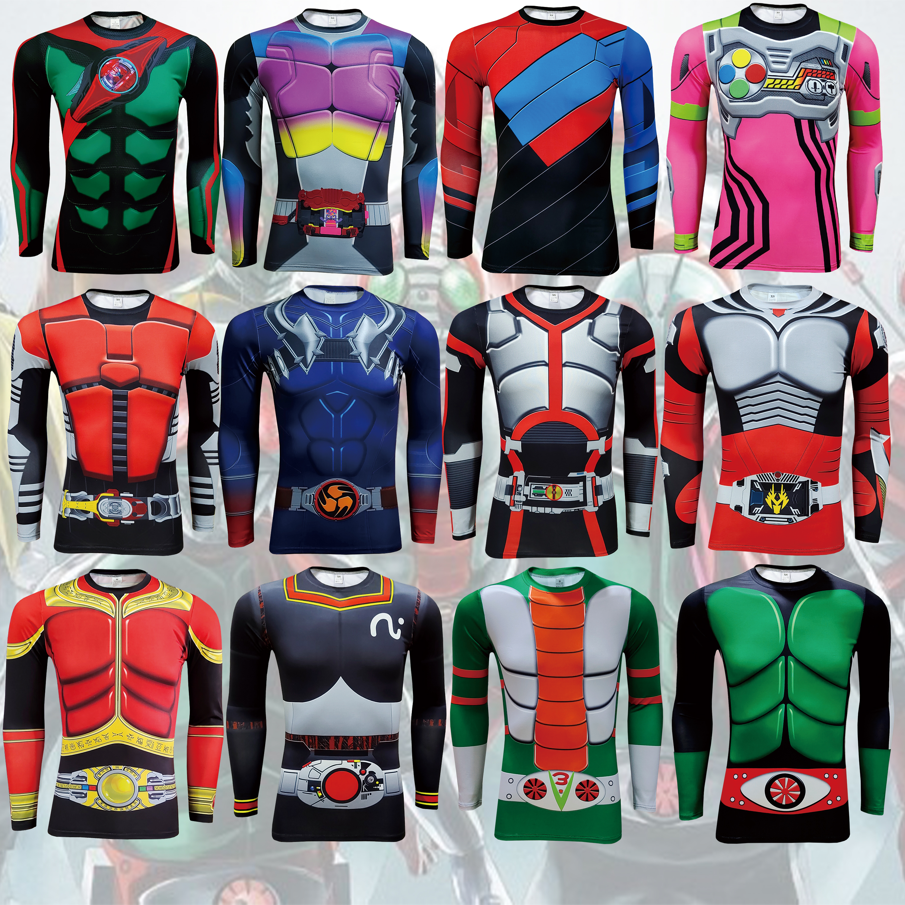 骑士ZZZ空我紧身衣加布T恤rx