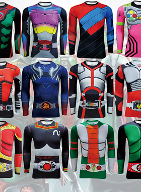 骑士ZZZ衣服 空我紧身衣 加布T恤rx 1号圆领大码成人童装faiz