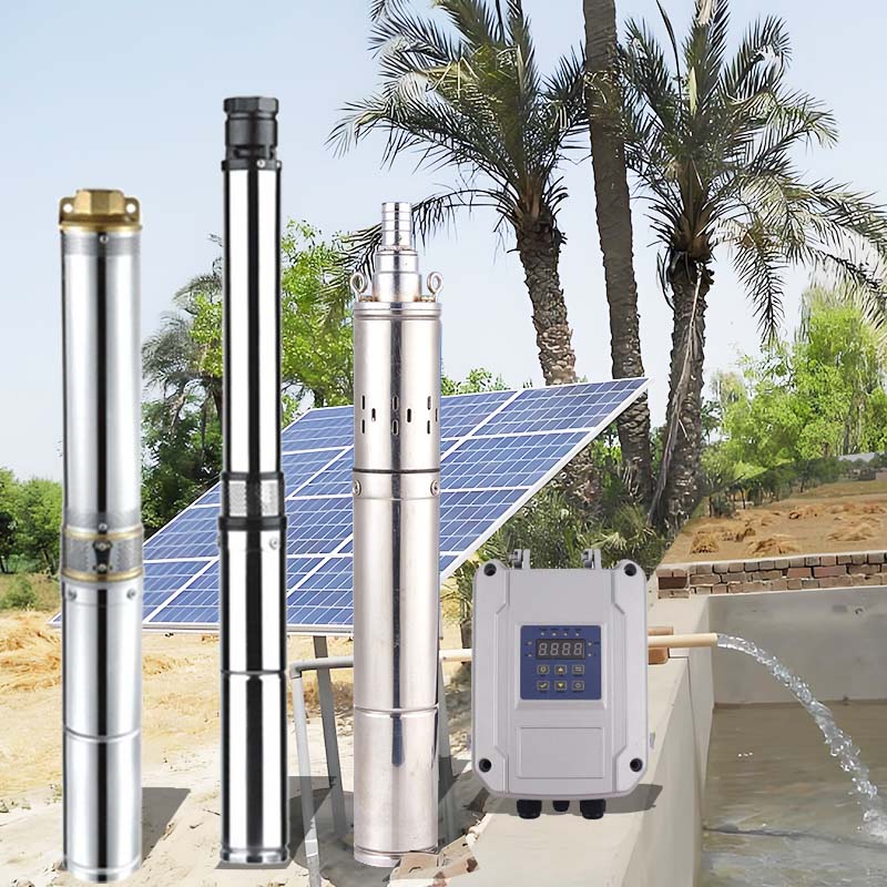 高配太阳能电池板太阳能深井抽水