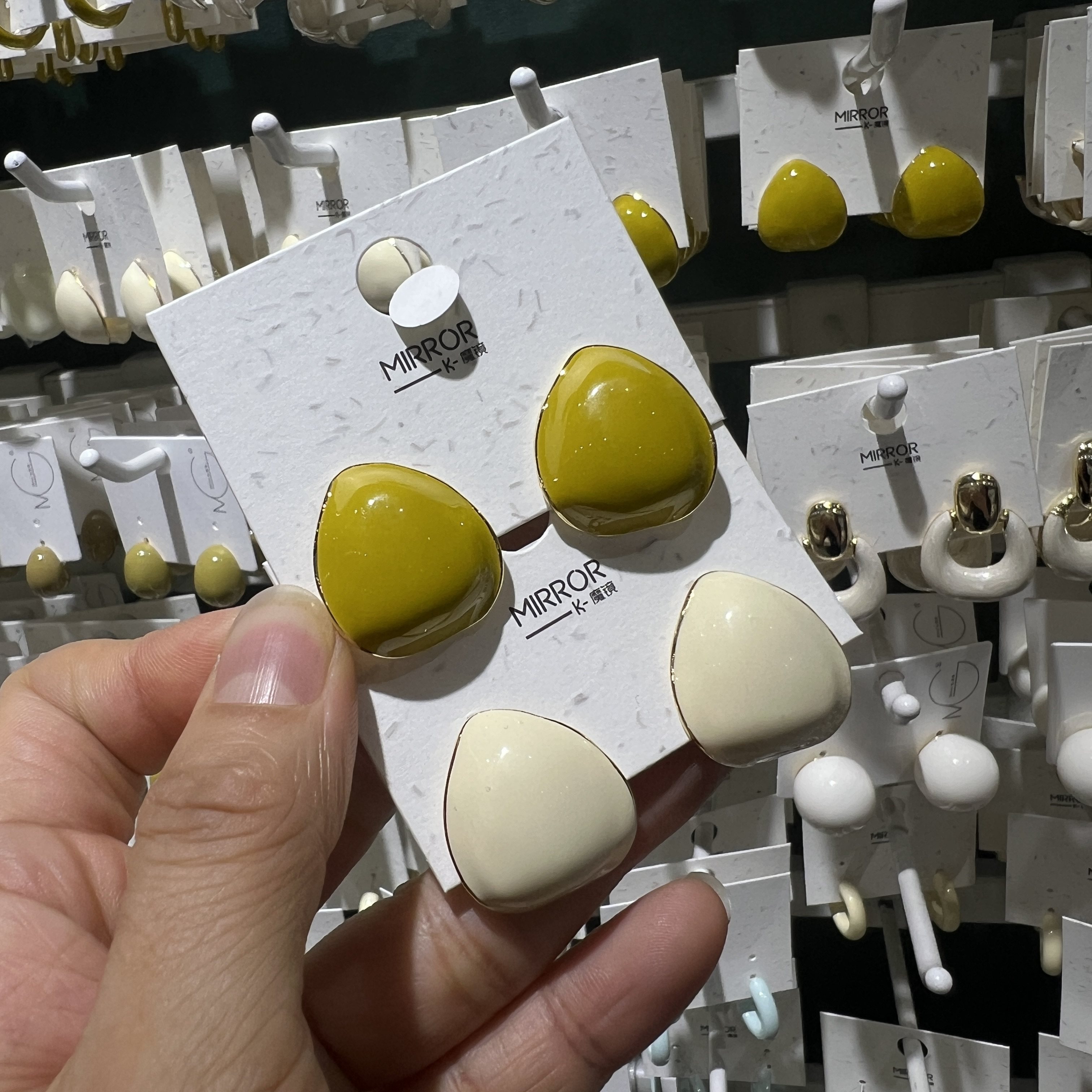 欧美复古简约几何滴釉耳环时尚轻奢高级感气质百搭耳钉港风耳饰潮,饰品/流行首饰/时尚饰品新,耳环,淘宝优惠券,粉丝福利购,淘宝优惠卷