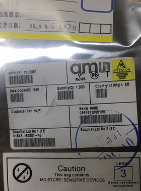 TSL238T 光学传感器 AMS SMD-4 全新原装