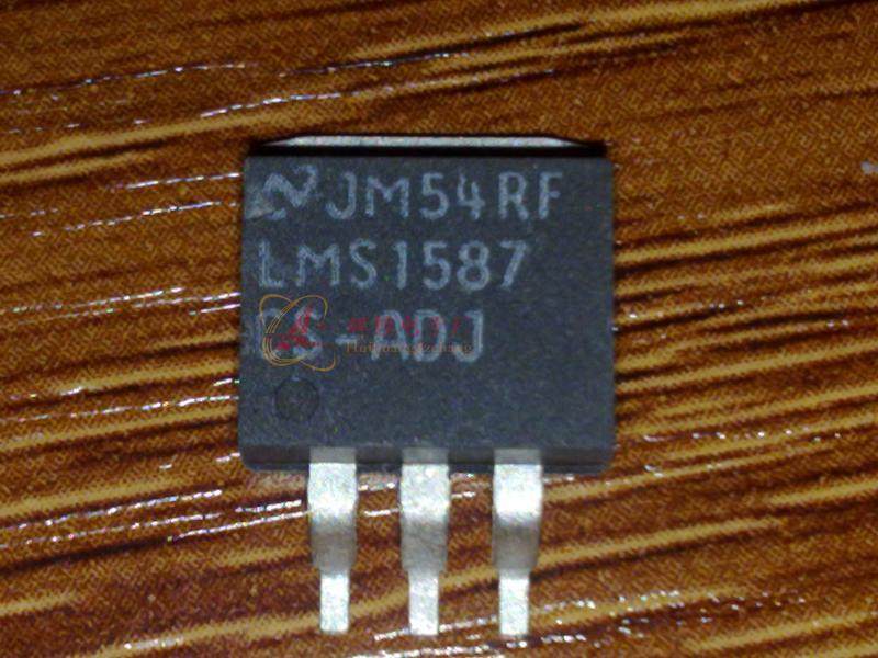 LMS1587CS-ADJ LMS1587贴片三极管TO-263 进口新货原字