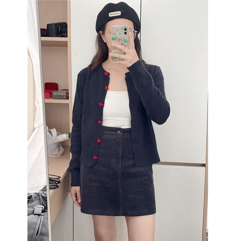 甜美复古针织开衫毛衣外套女2025秋冬季新款慵懒宽松上衣时尚洋气