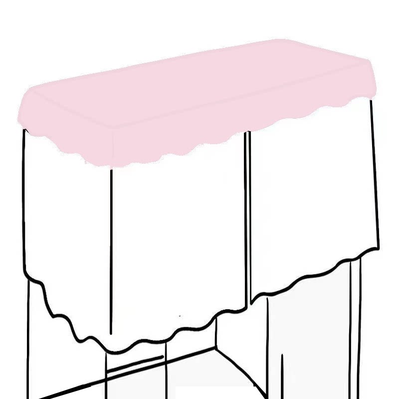 加厚防尘顶学生宿舍寝室全遮光大学生宿舍蚊帐蚊帐床顶挡灰通用