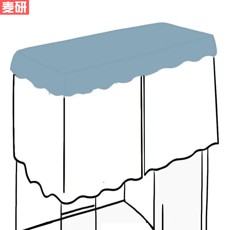 加厚防尘顶学生宿舍寝室全遮光大学生宿舍蚊帐上铺防尘布下铺挡灰