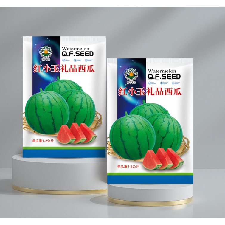 红小玉礼品西瓜2K小西瓜种子薄皮少籽红瓤西瓜盆栽阳台水果种超甜