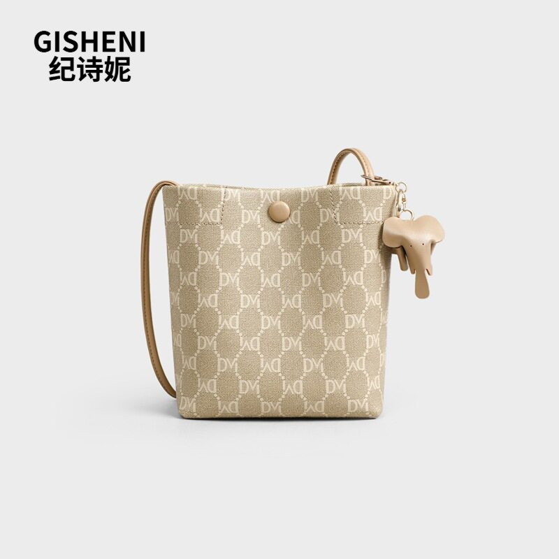Gisheni/纪诗妮手机包包女式2026新款斜挎包夏天老花女包高级感迷