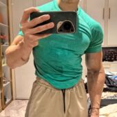 T恤无缝提花银线科技机能户外速干衣 短袖 MVT美式 健身运动瑜伽长袖