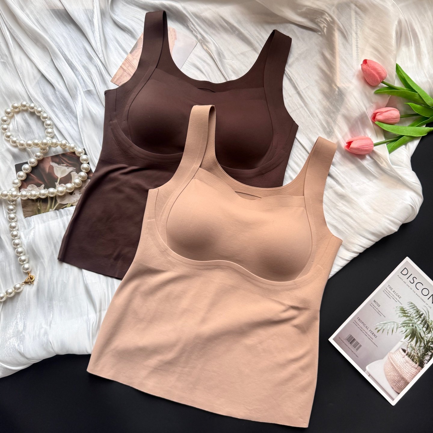 2025秋冬修身隐形保暖肌底衣带胸垫粉底液肤无痕磨毛显瘦背心打底,女士内衣/男士内衣/家居服,保暖背心,淘宝优惠券,粉丝福利购,淘宝优惠卷