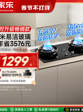 万家乐小鲸喜燃气灶家用煤气灶嵌入式炉灶天然气灶具C8R5/C9R1