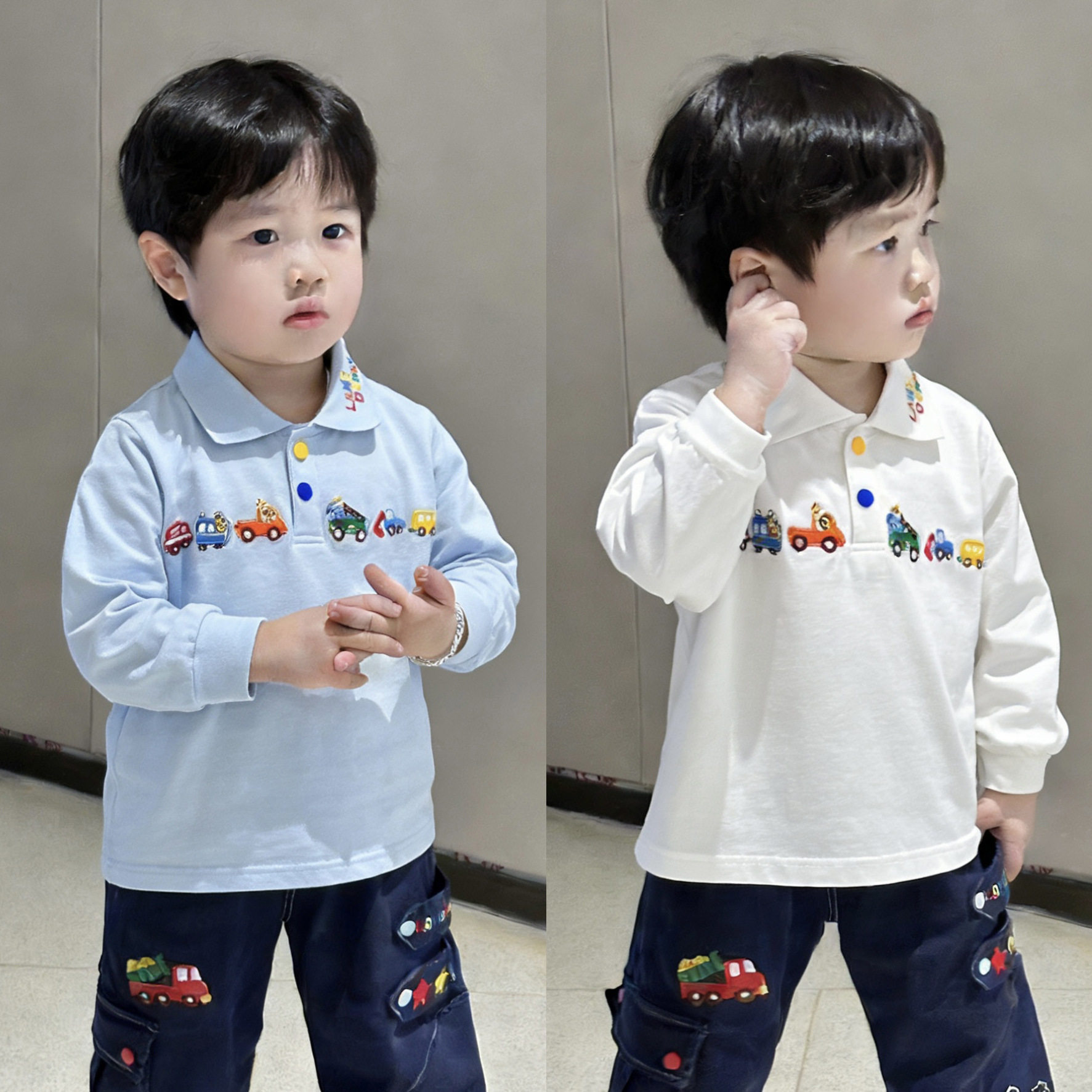 儿童打底衫2026春季新款男童打底衫男童长袖t恤宝宝现货春装上衣