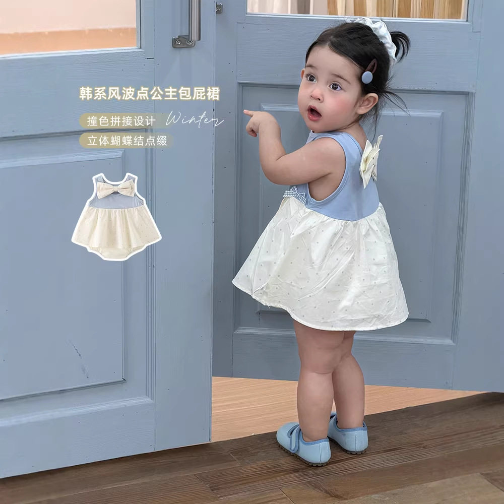 婴儿衣服夏装婴幼儿洋气连体衣宝宝超萌公主包屁衣裙子夏季外出服