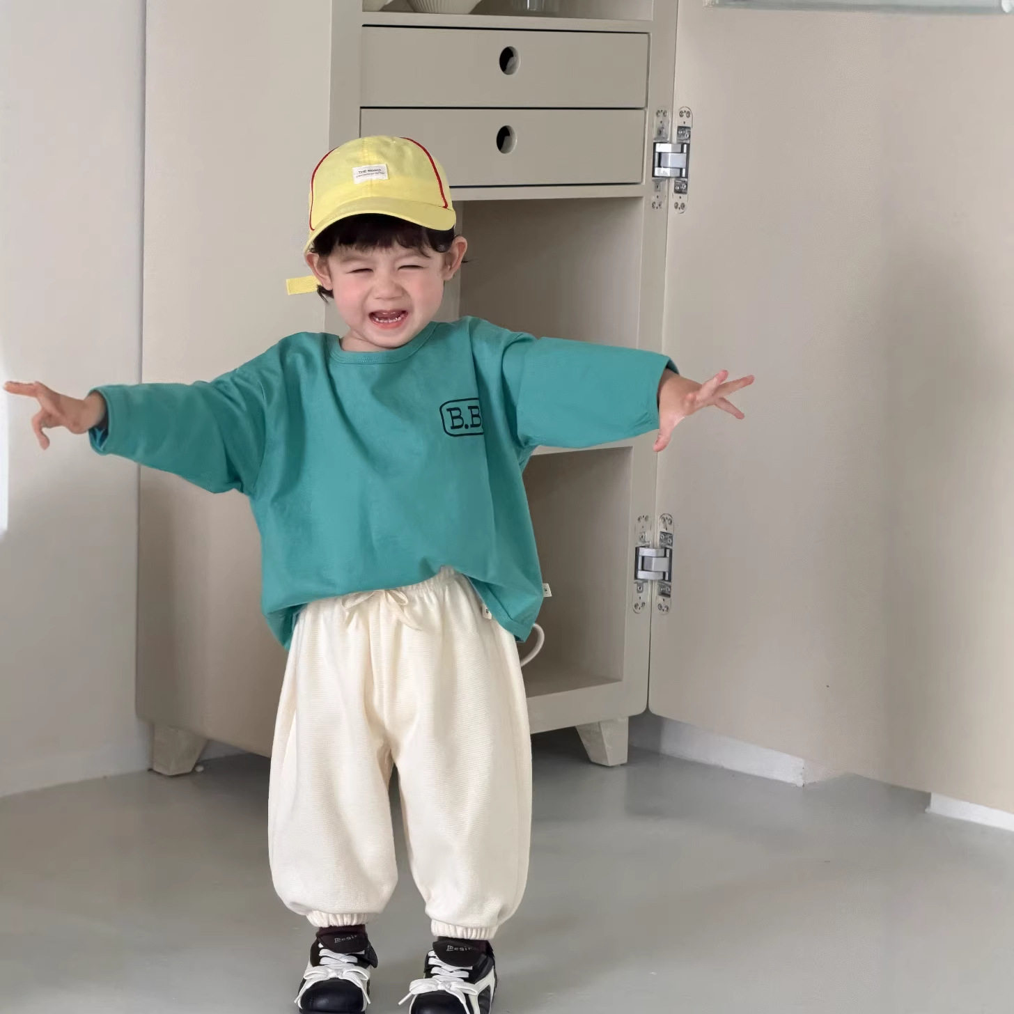 儿童春季服装韩版童装春款儿童服装2026新款男童卫衣卫裤套装