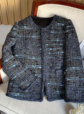 小香风外套女2025春秋新款轻奢高级感气质名媛百搭短款上衣A78085