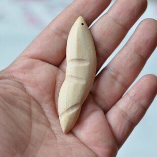 原木豆荚水滴海星耳环项坠木片diy饰品配件毛胚漆艺漆画材料木胎