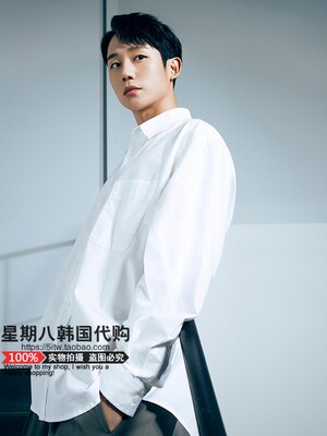 韩国长袖宽松时尚帅气明星同款