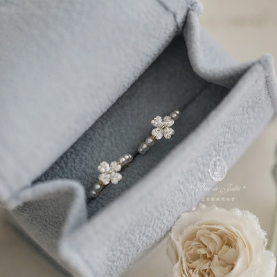 珍珠四叶草耳扣小巧精致通勤