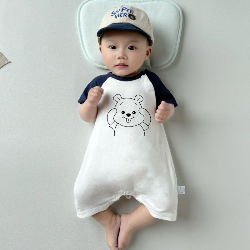 3一6月婴儿衣服夏天男孩女宝宝连体衣夏季连身衣a类纯棉睡衣哈衣2