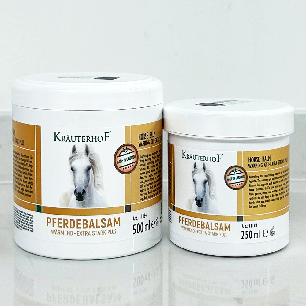 德国刮痧马膏KRAUTERHOF七叶庄园马栗按摩凝胶版250ml500ml带防伪