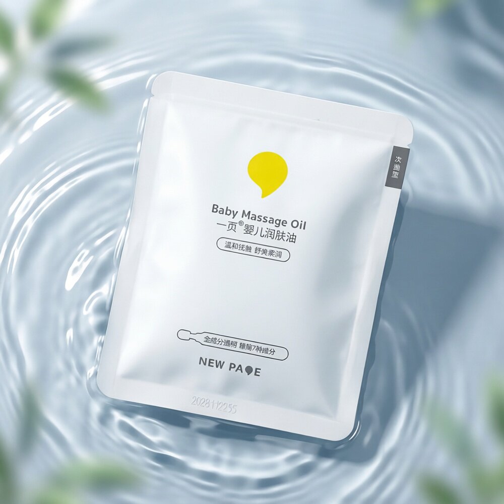 源码一页婴儿润肤油 2ml*5支舒爽柔润温和保湿舒缓儿童次抛型