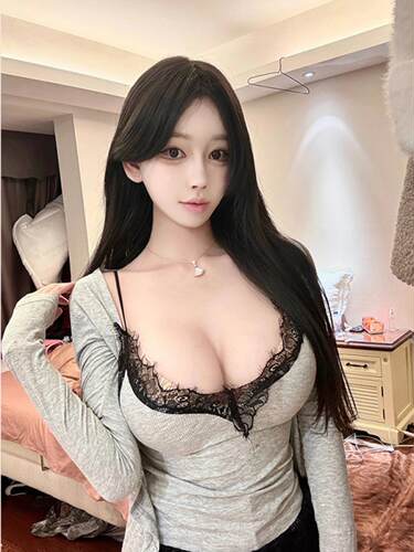51STUDIO自制胖mm纯欲辣妹蕾丝拼接吊带女冬性感针织开衫两件套