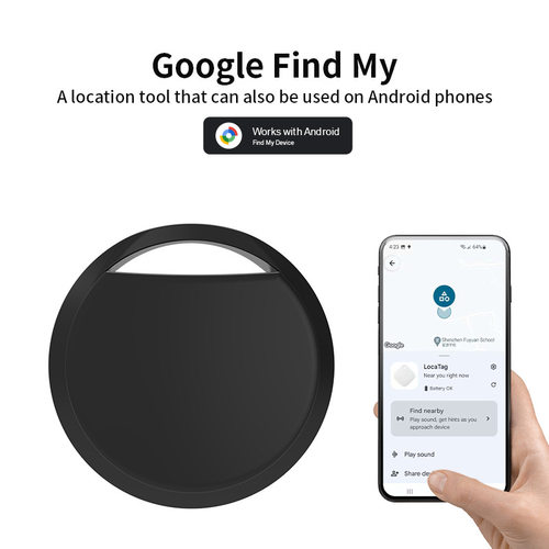 跨境用于Google查找防丢器谷歌安卓iTag定位器宠物物品防丢