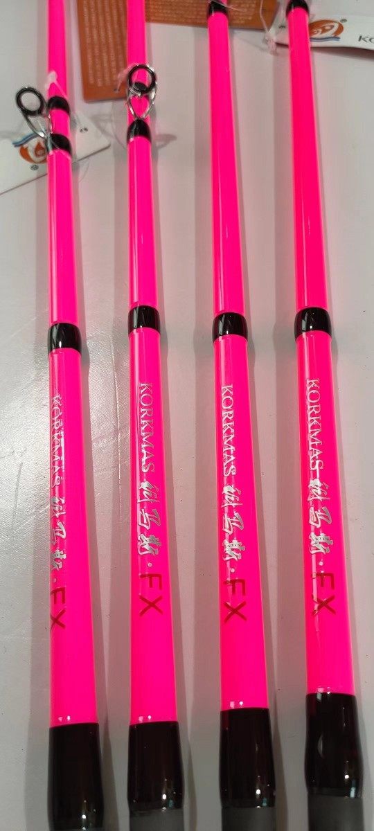 科马斯 FX一本半 骚粉色  定制款  路亚雷强竿 碳素 打黑神器