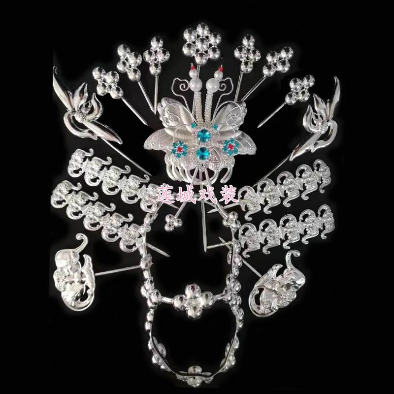 戏剧戏曲头饰秦香莲王宝钏银丁头面